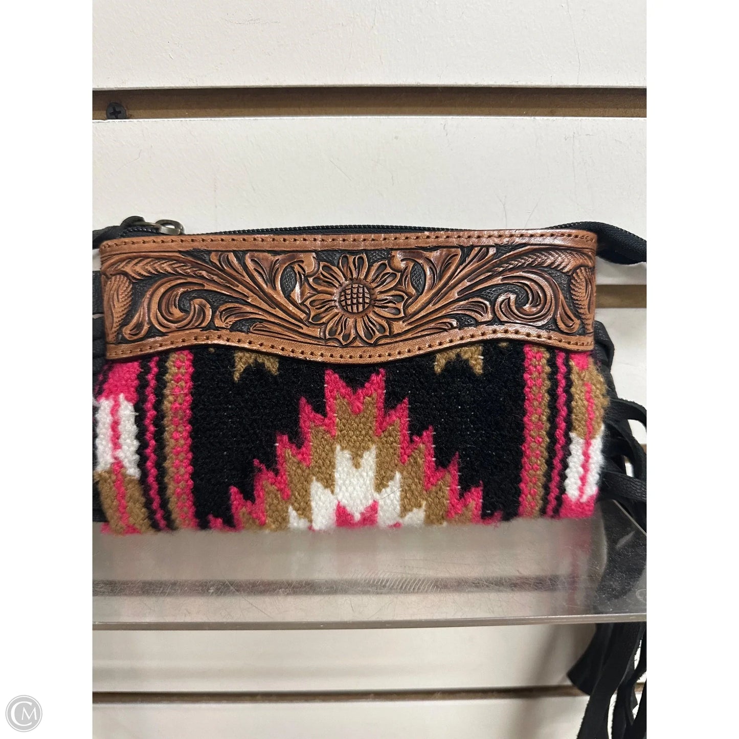 Handbag Leather By American Darling, Size: Small