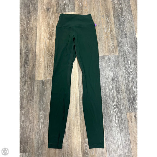 Athletic Leggings By Lululemon In Green, Size: 4