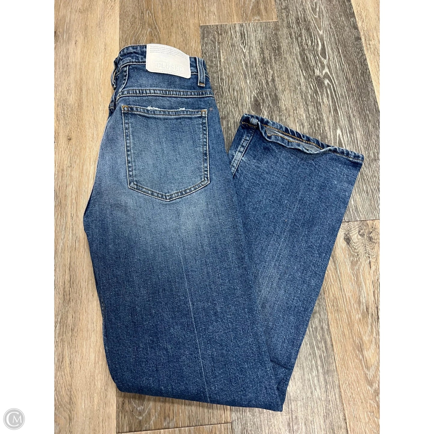 Jeans Straight By Closed In Blue Denim, Size: 4/27