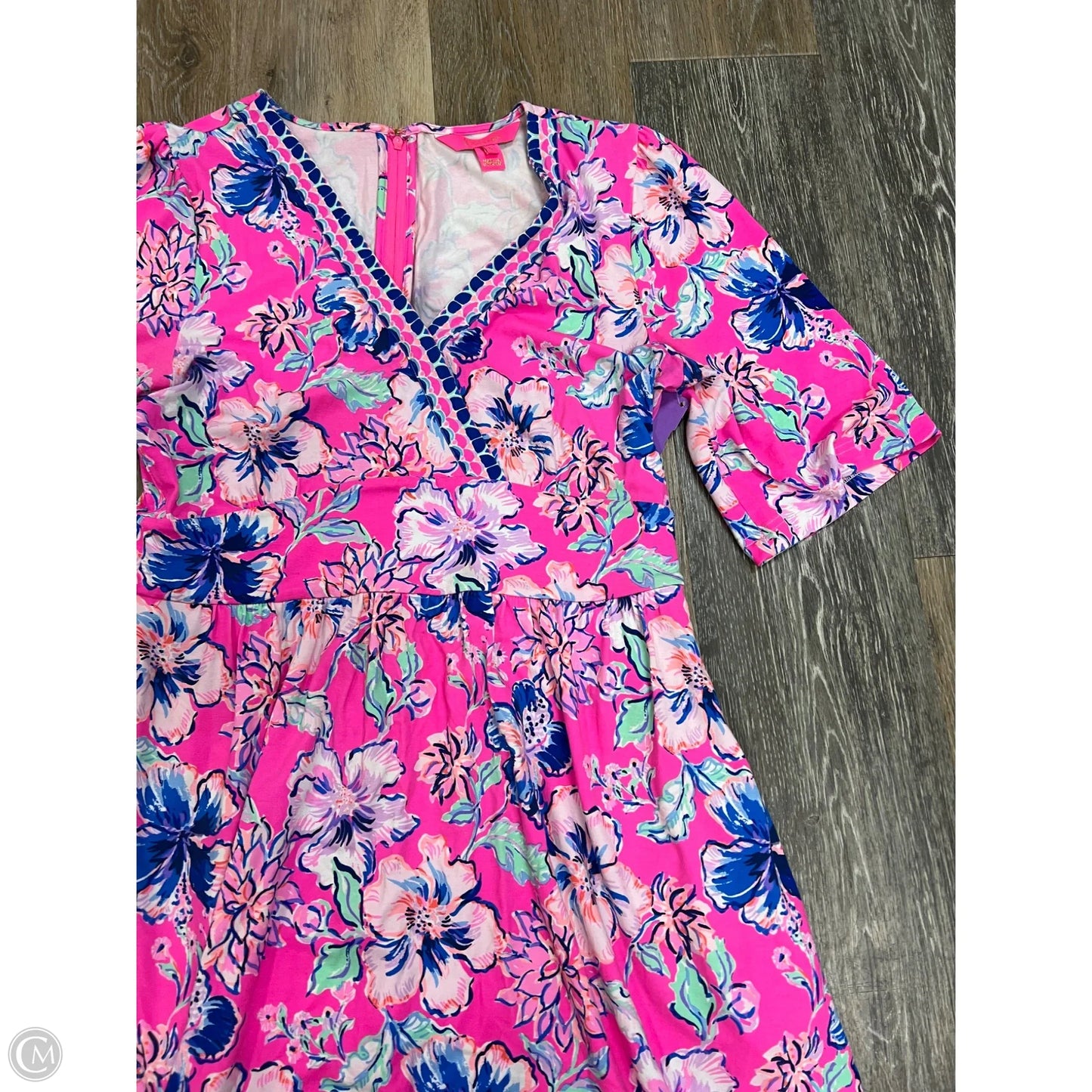Dress Designer By Lilly Pulitzer In Floral Print, Size: 6