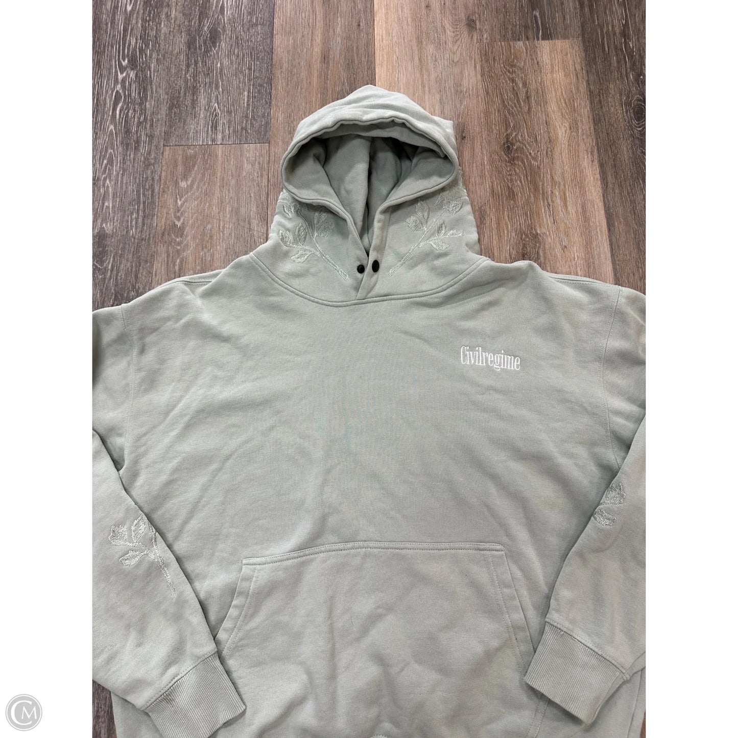Sweatshirt Hoodie By Civil Regime In Rose Gold, Size: Xl