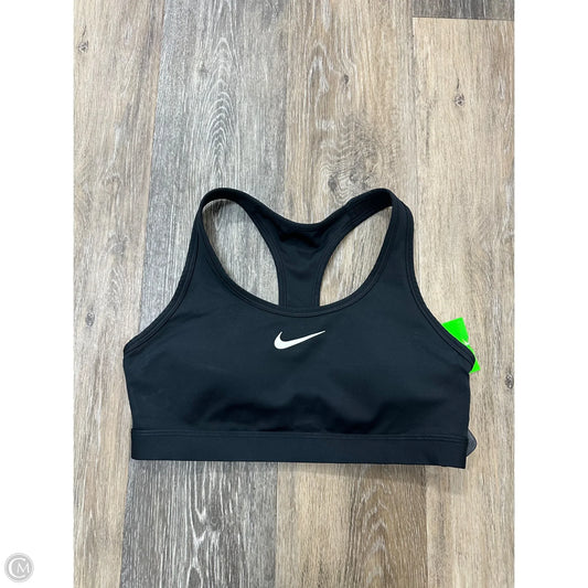 Athletic Bra By Nike Apparel In Black, Size: S