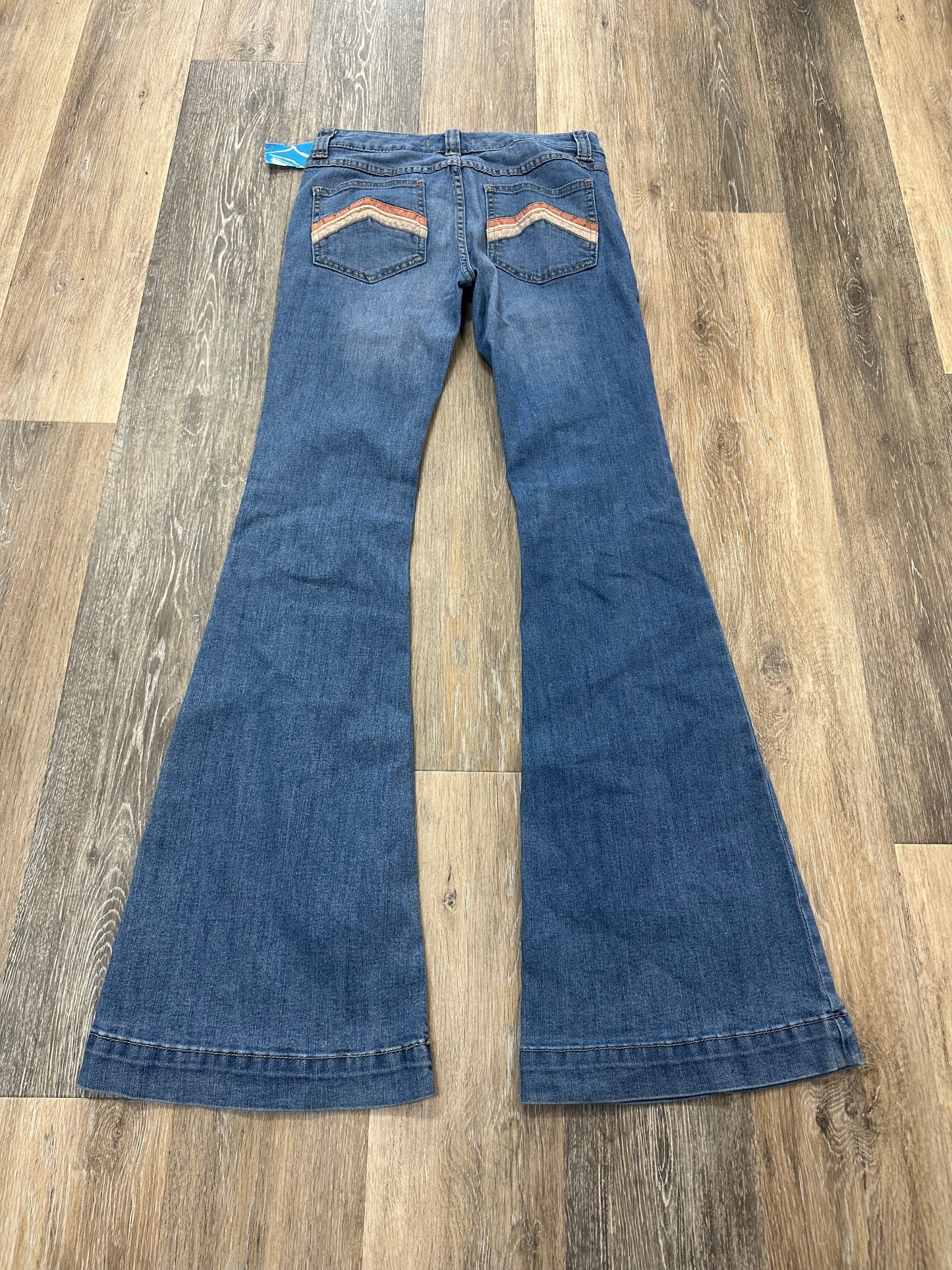 Blue Denim Jeans Flared Free People, Size 2