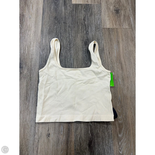 Tank Top By Clothes Mentor In Cream, Size: M