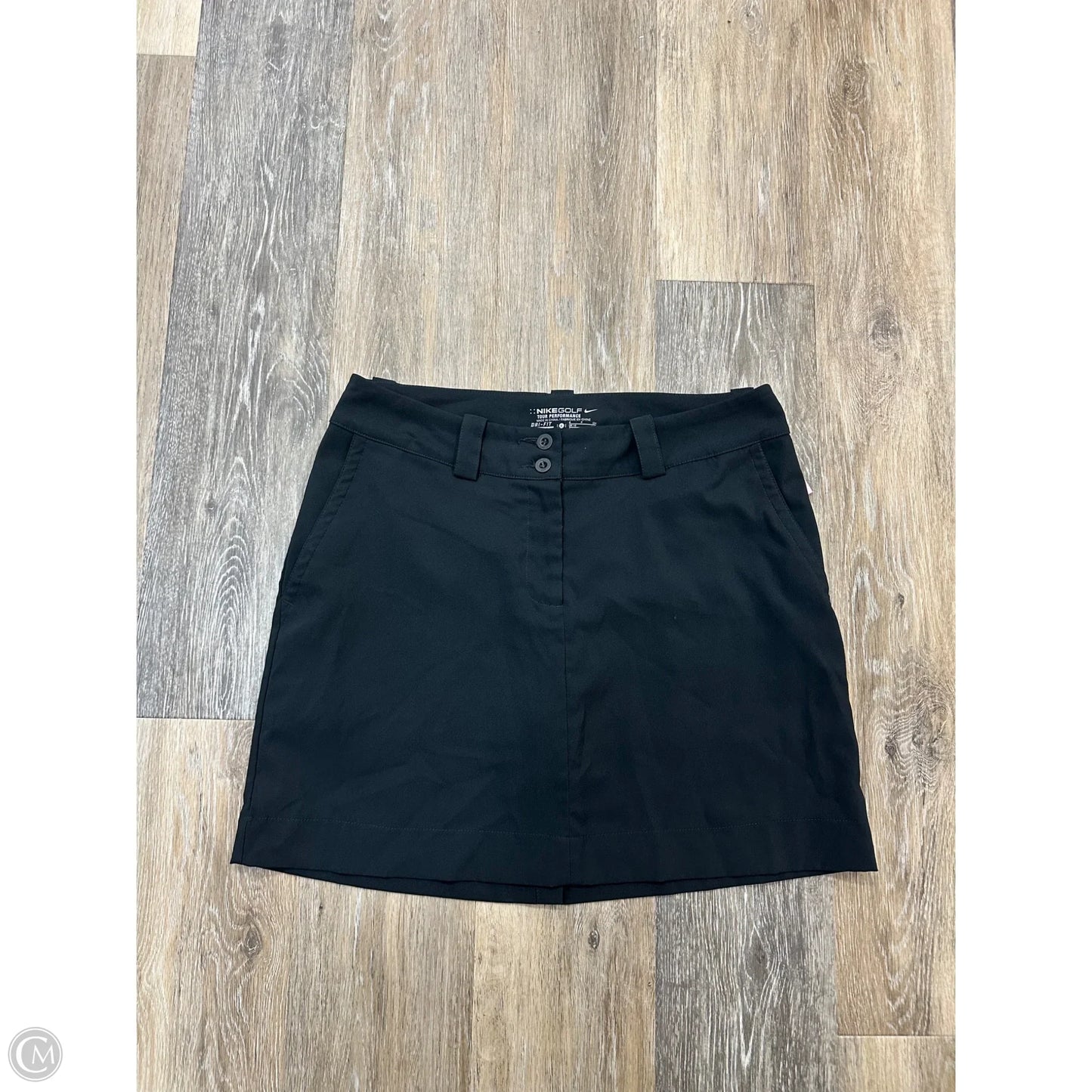 Athletic Skort By Nike Apparel In Black, Size: 6