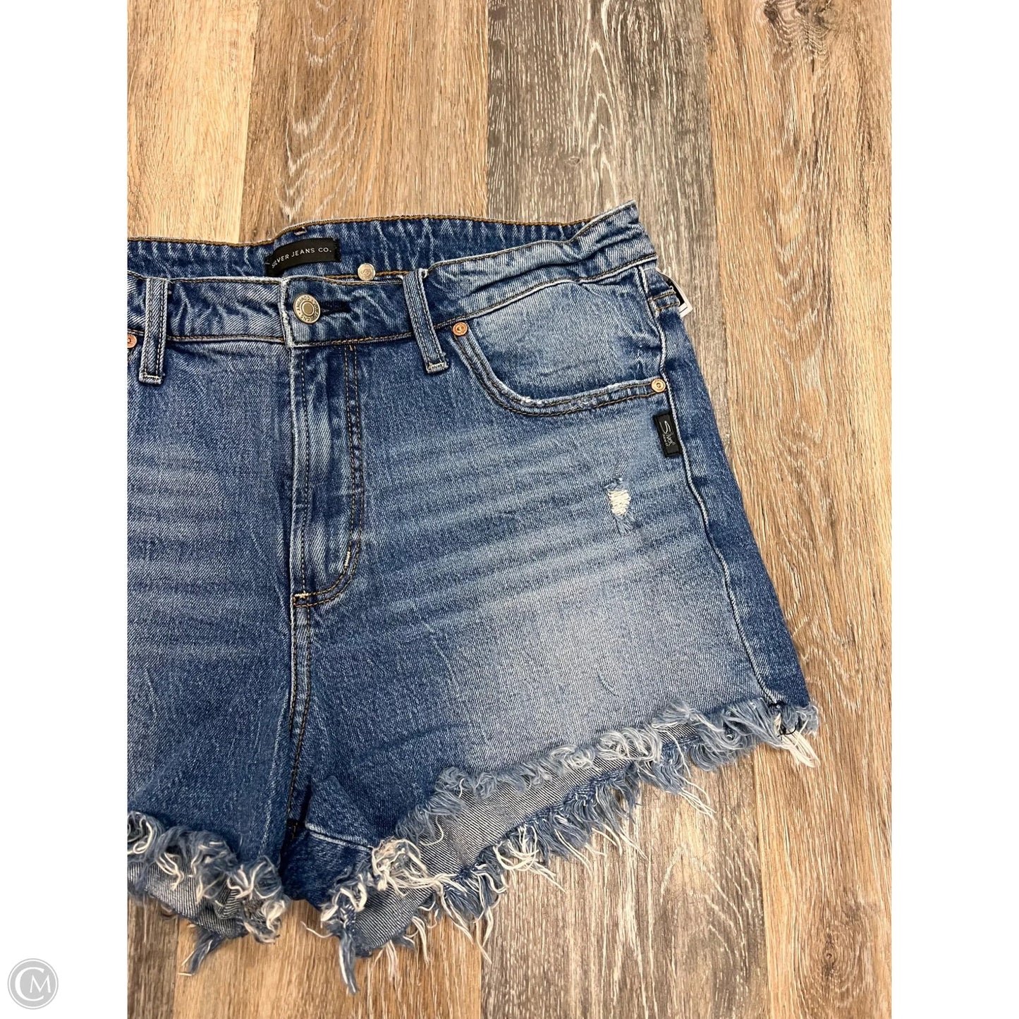 Shorts By Silver In Blue Denim, Size: 12/31