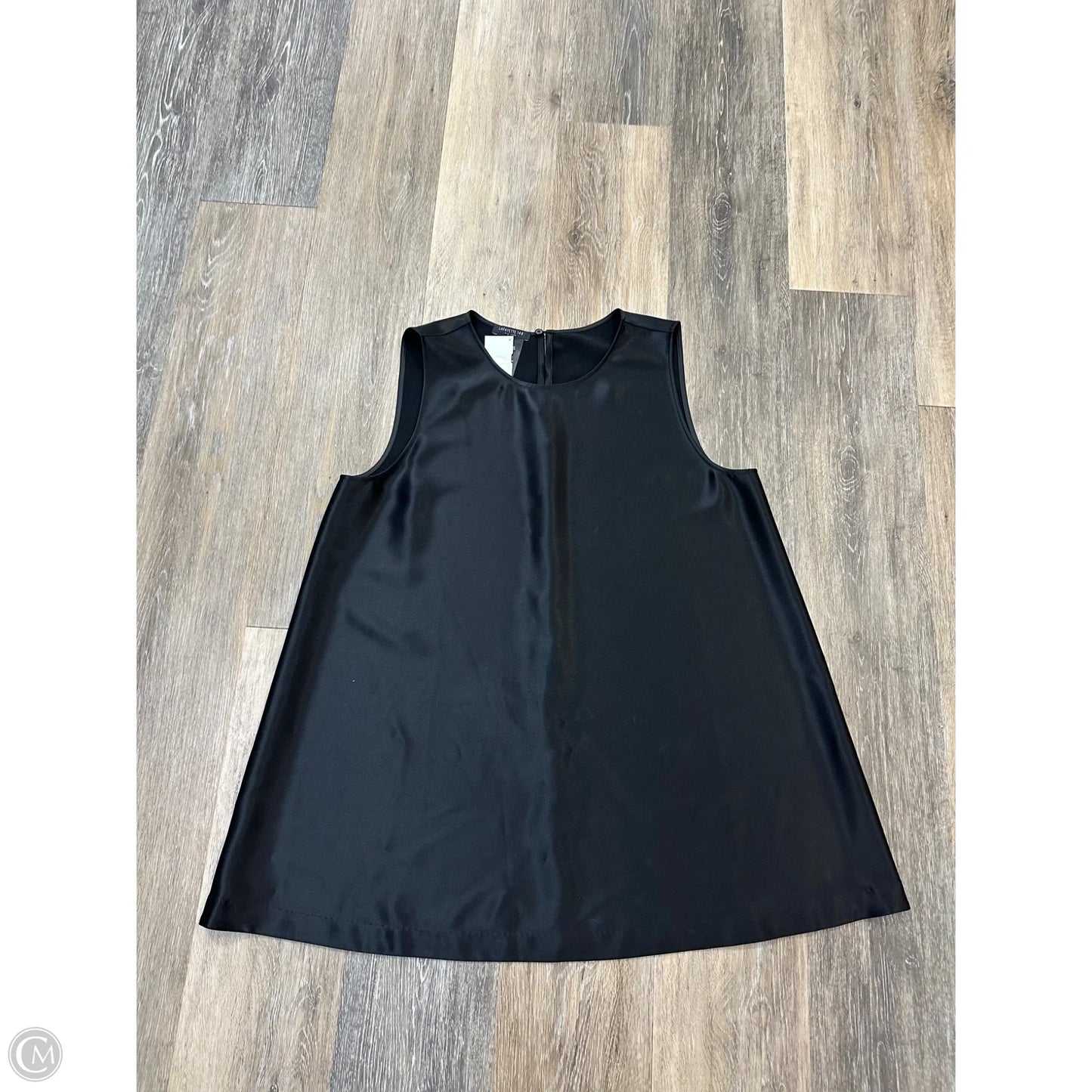 Top Sleeveless Designer By Lafayette 148 In Black, Size: M