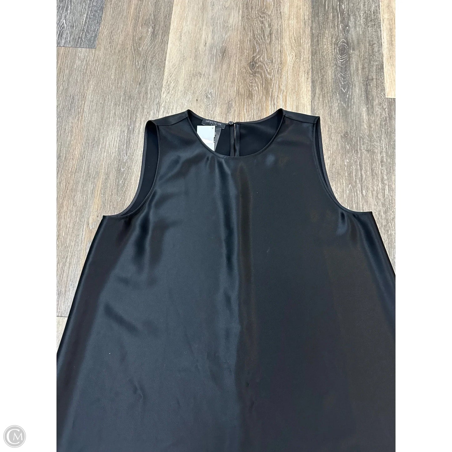 Top Sleeveless Designer By Lafayette 148 In Black, Size: M