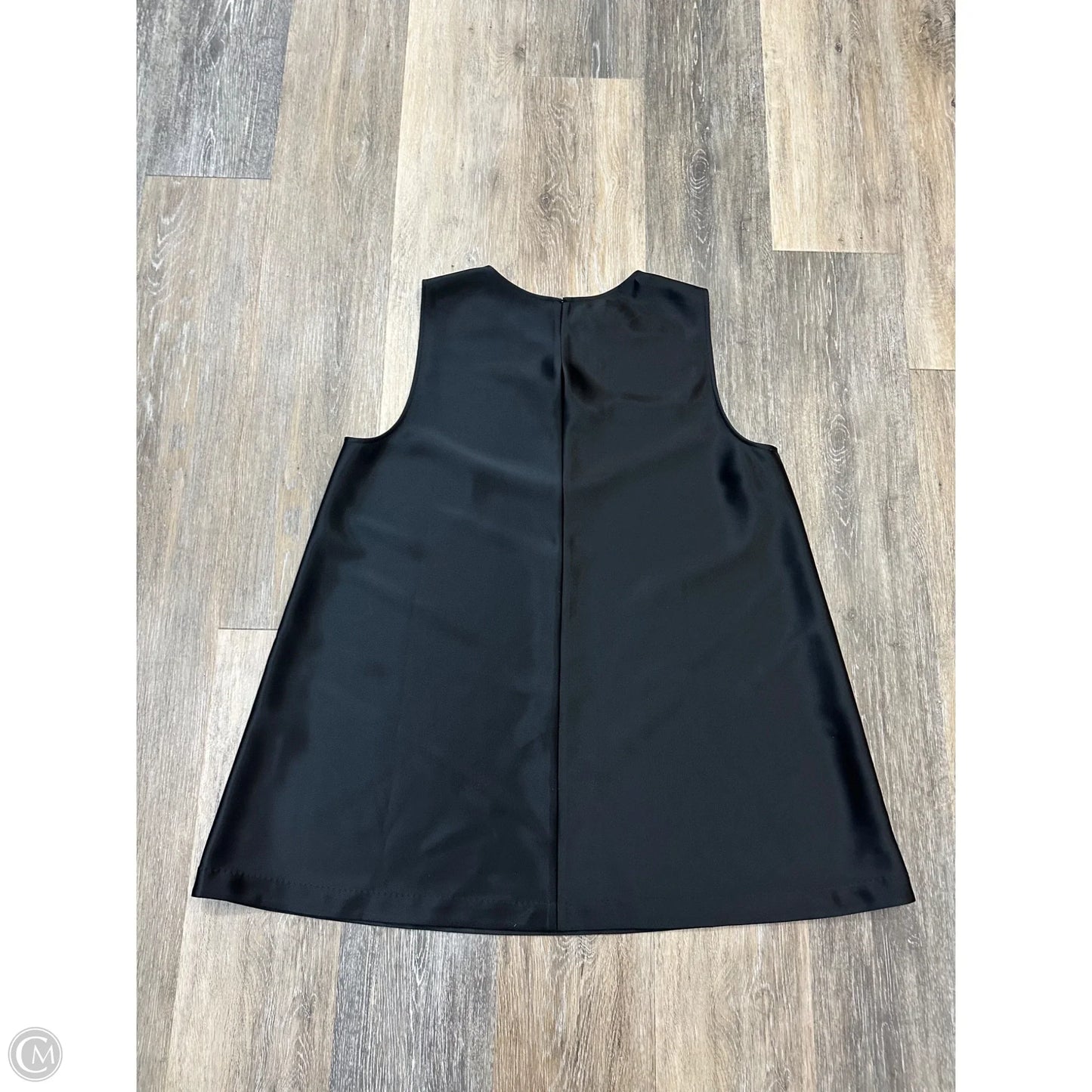 Top Sleeveless Designer By Lafayette 148 In Black, Size: M