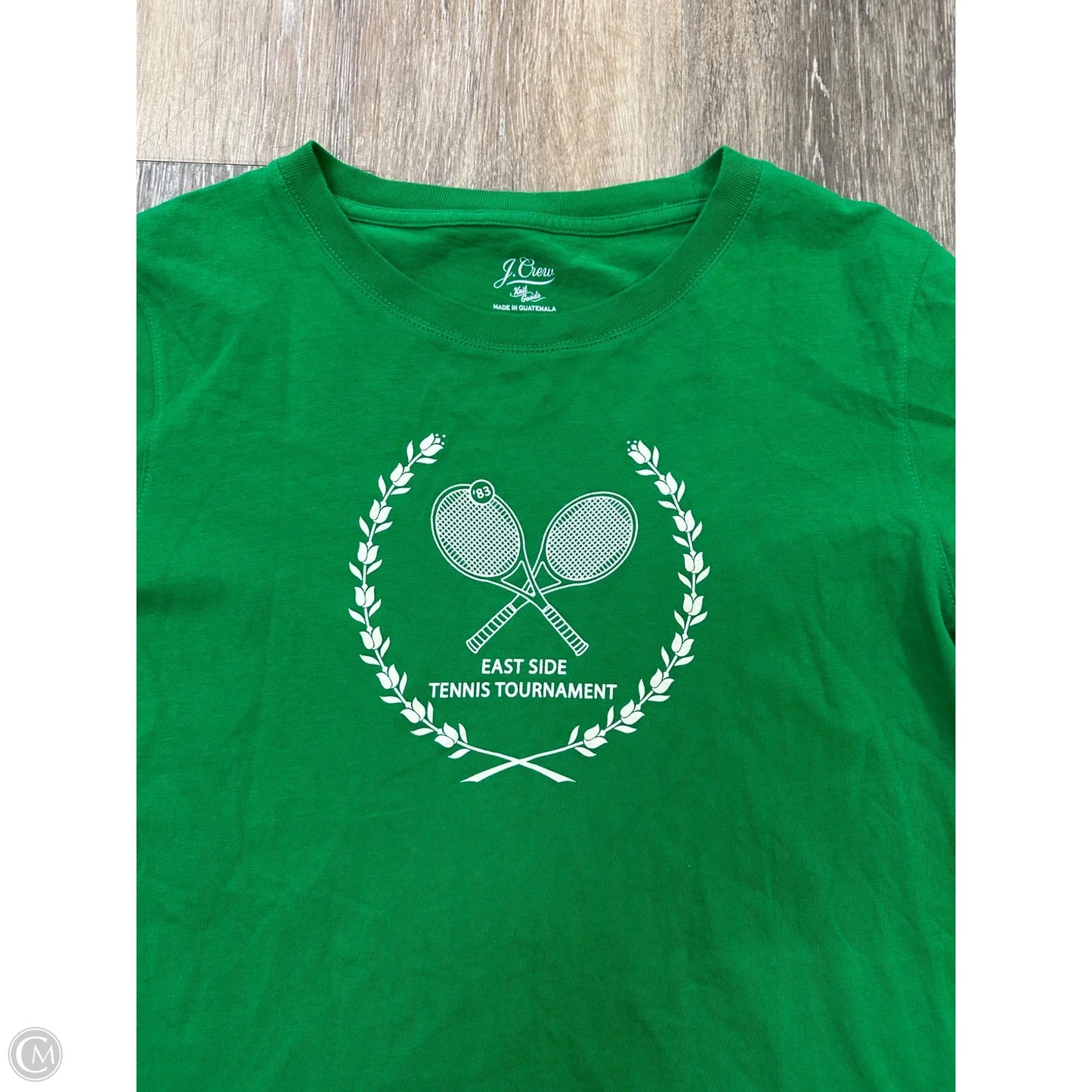 Top Short Sleeve By J. Crew In Green, Size: S