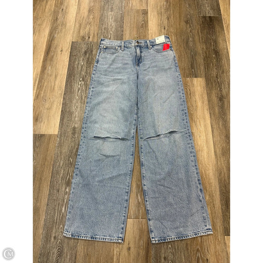 -Jeans Wide Leg By J. Crew In Blue Denim, Size: 2/26