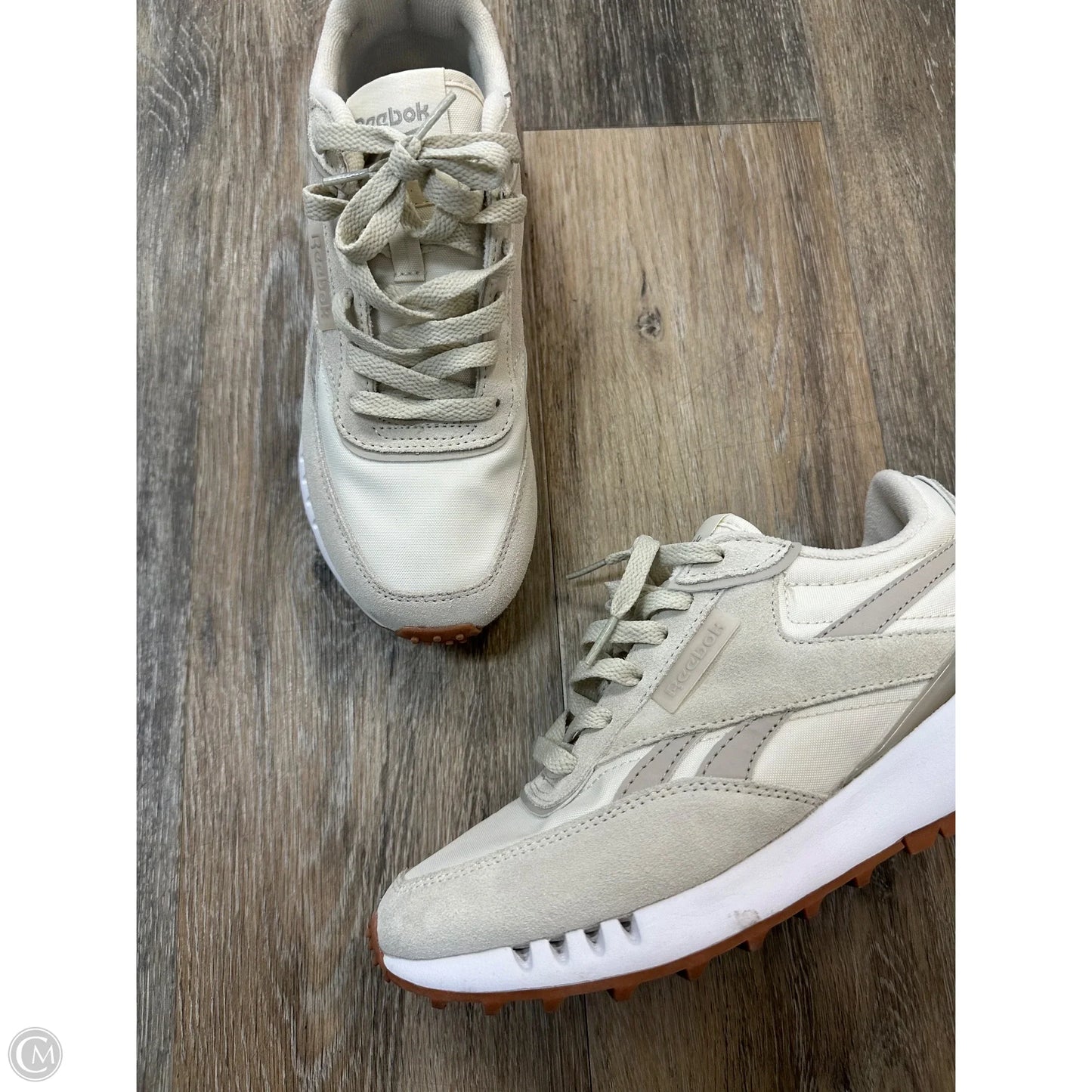 Shoes Athletic By Reebok In Tan, Size: 8