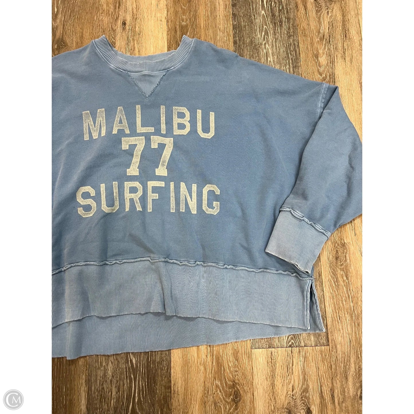 Sweatshirt Crewneck By American Eagle In Blue, Size: M