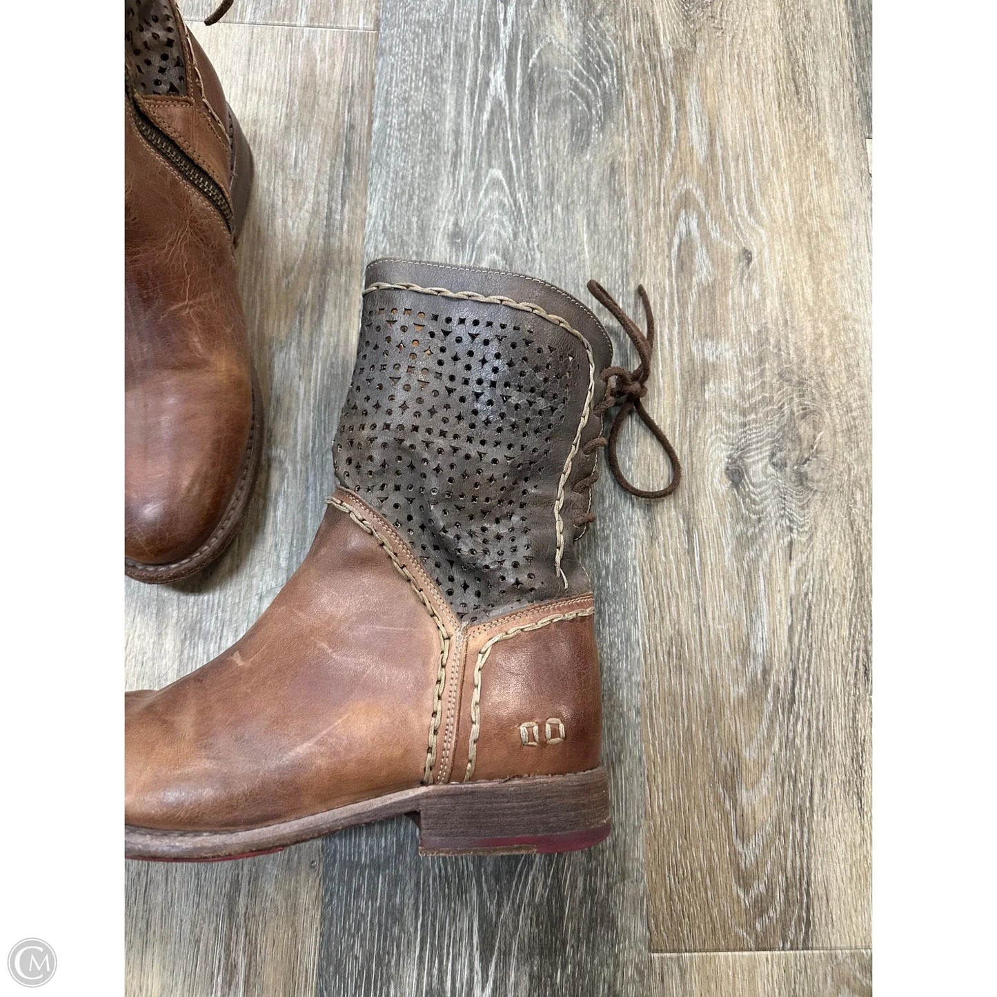 Boots Ankle Flats By Bed Stu In Brown, Size: 9