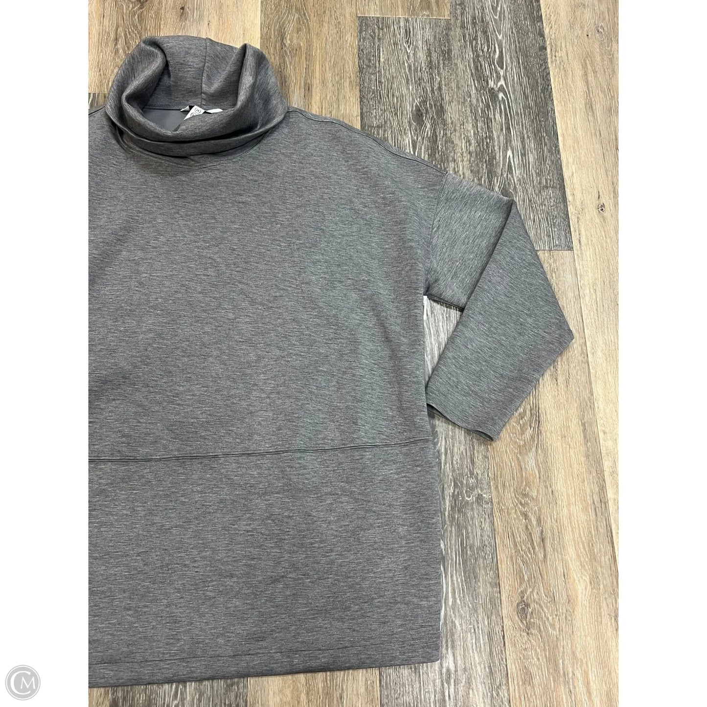 Sweatshirt Collar By Spanx In Grey, Size: 2x