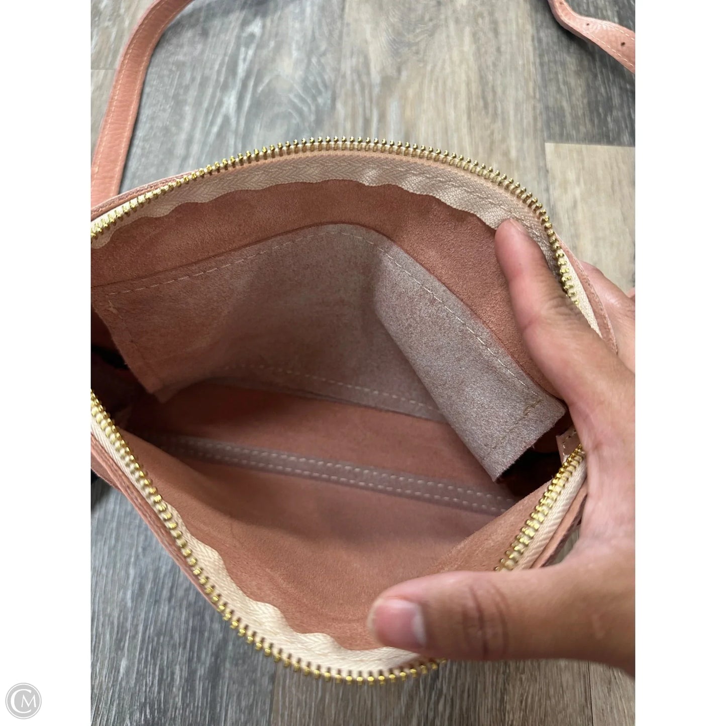 Handbag Leather By Portland Leather, Size: Medium