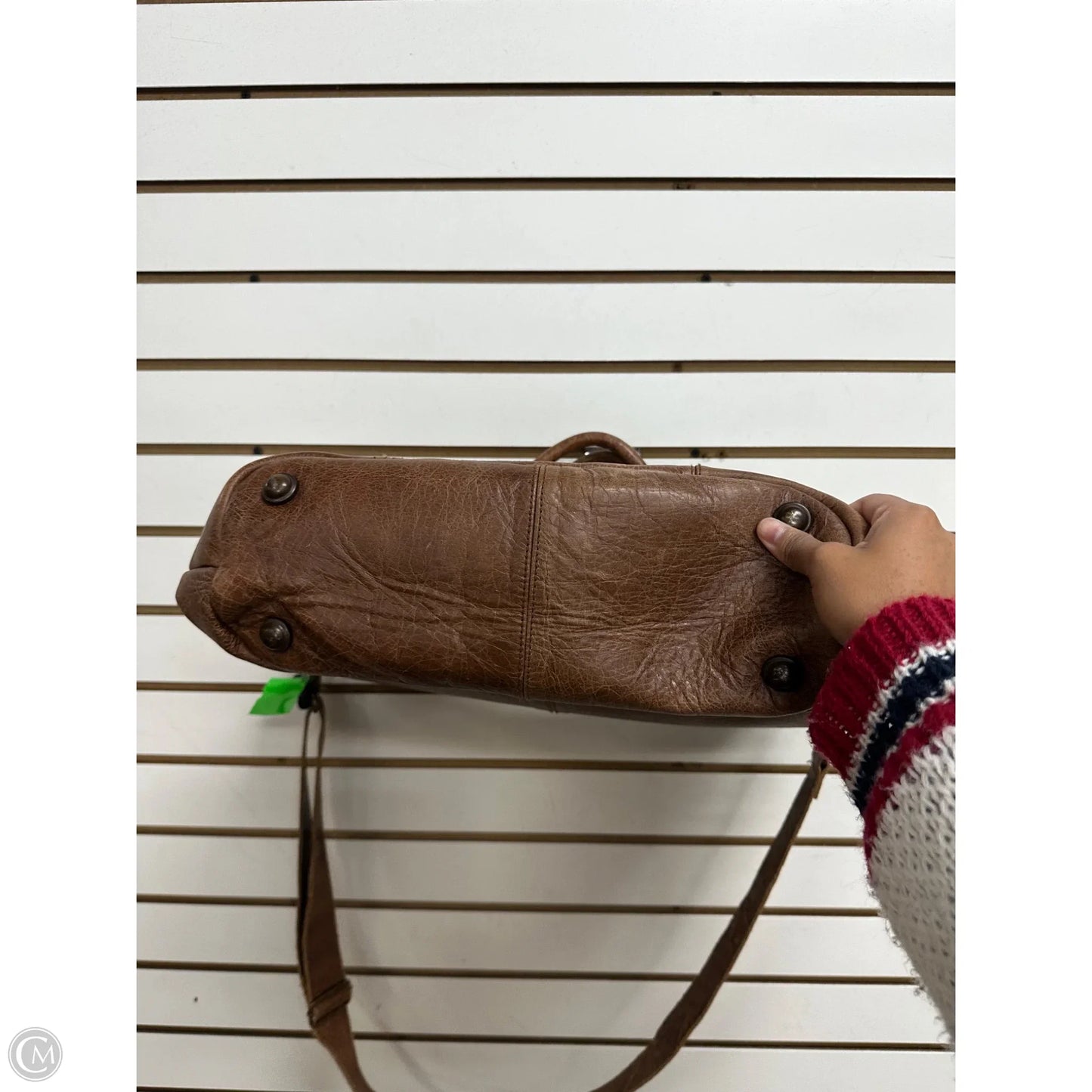 Handbag Leather By Tony Lama, Size: Large