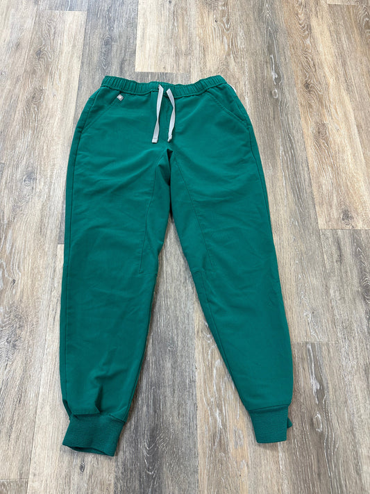 Athletic Pants By Figs In Green, Size: S