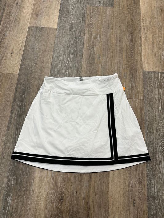 Athletic Skort By Mono B In White, Size: L