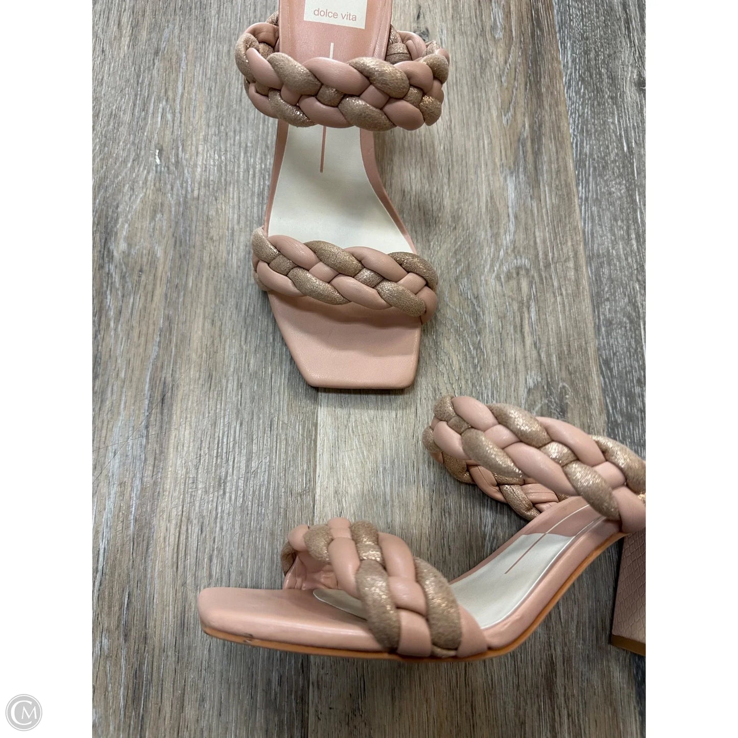 Sandals Heels Block By Dolce Vita In Pink, Size: 7.5