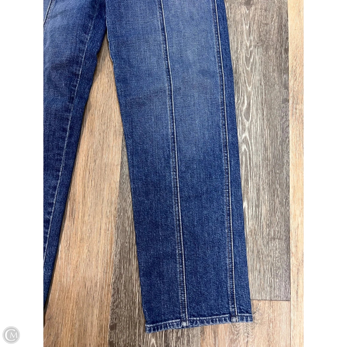 Jeans Designer By Mother Jeans In Blue Denim, Size: 1/25