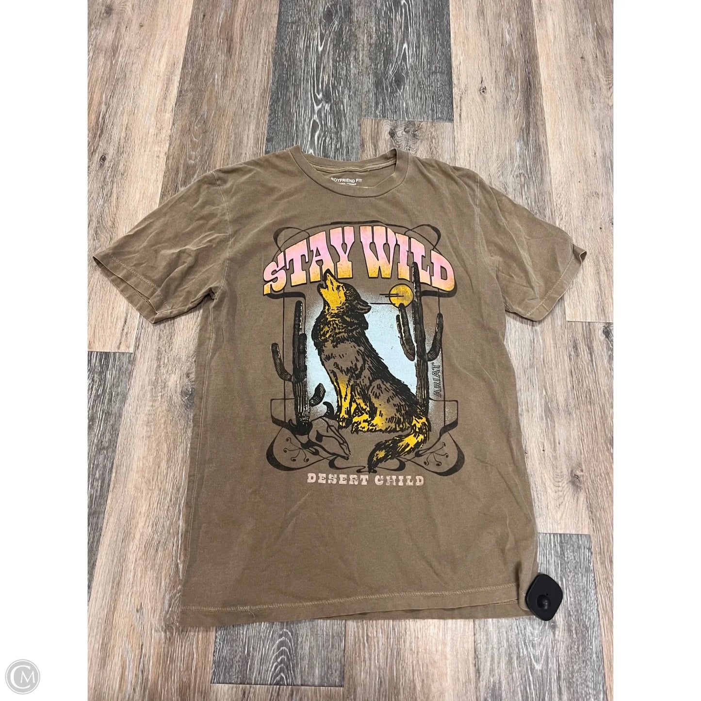 Top Short Sleeve By Ariat In Multi-colored, Size: S