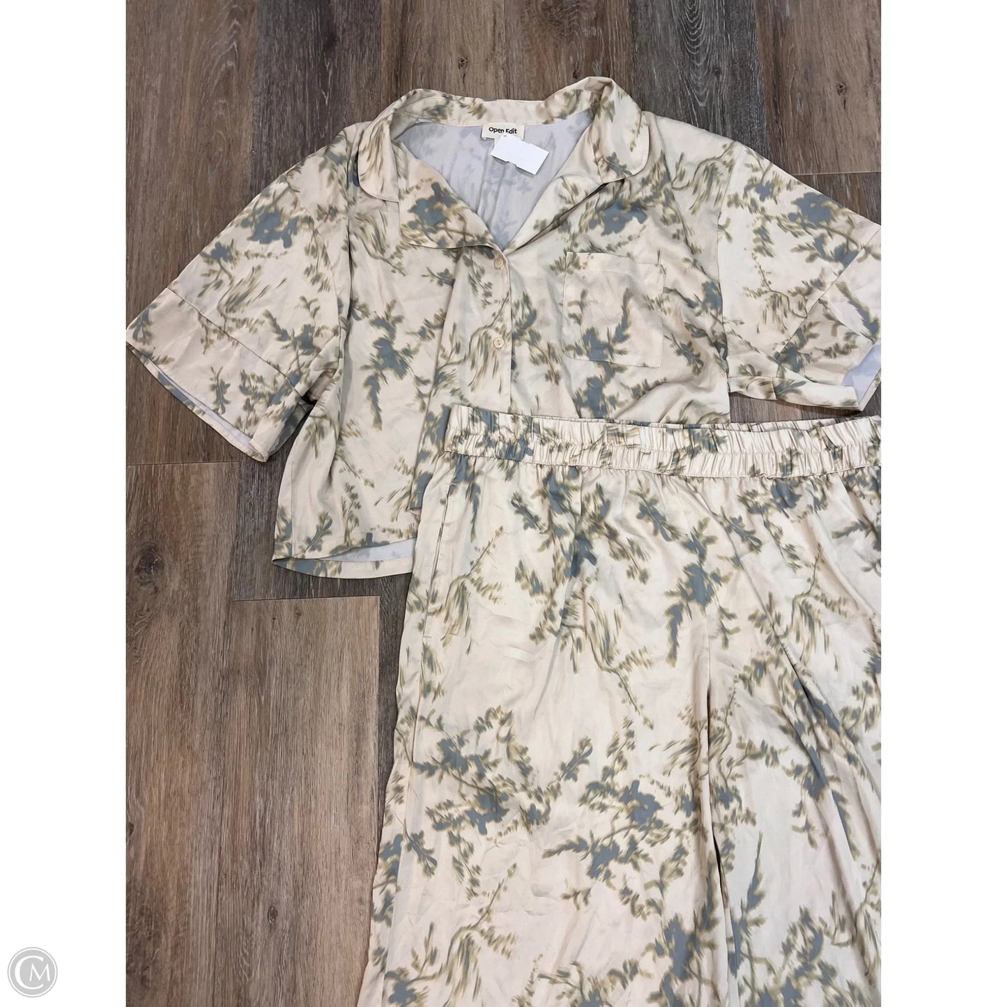 2pc Set By Open Edit In Cream, Size: Xl