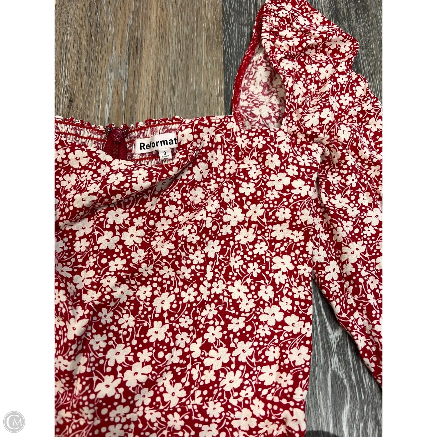 Dress Party Short By Reformation In Red, Size: 0