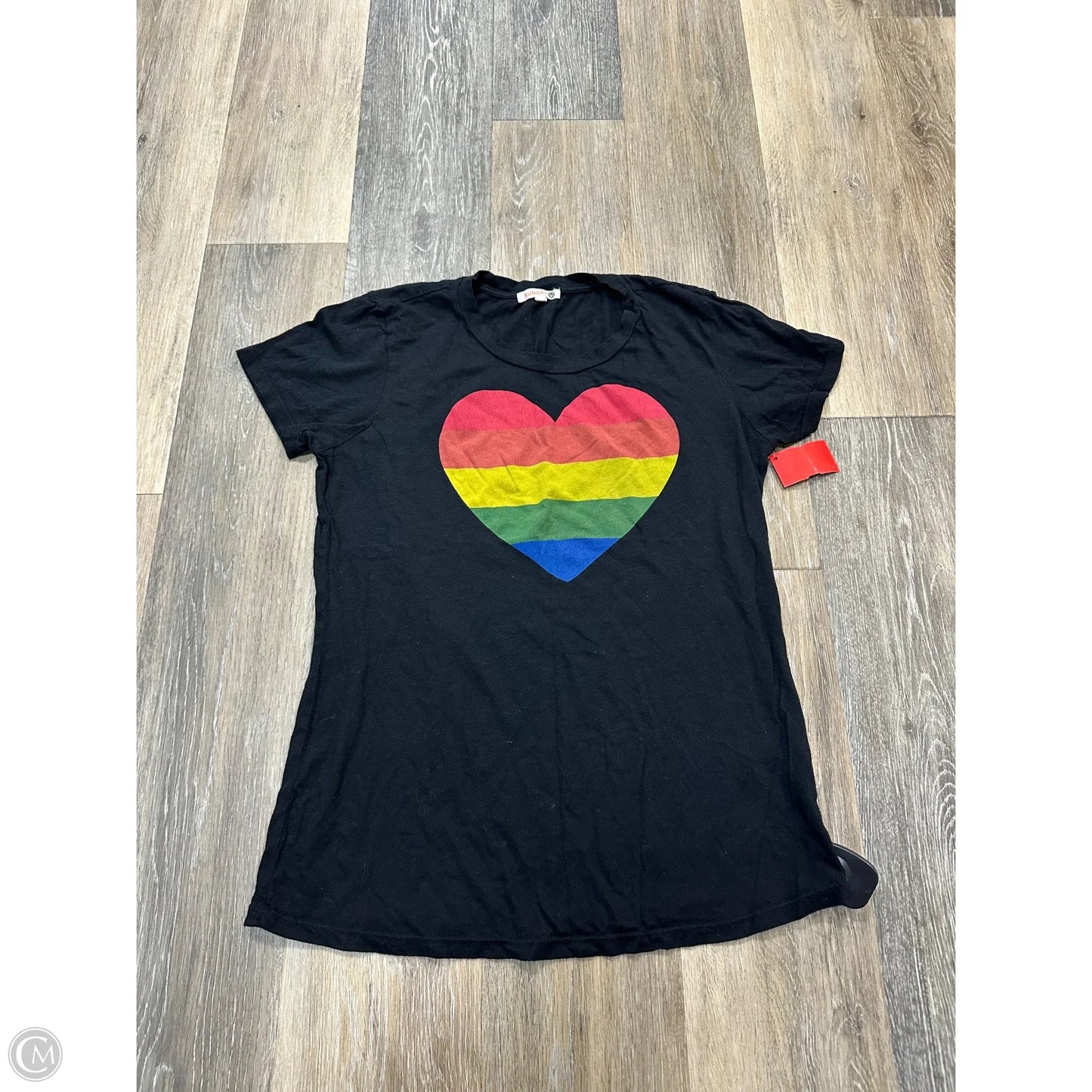 Top Short Sleeve By Sundry In Black, Size: M