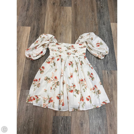 -Dress Casual Short By Abercrombie And Fitch In Floral Print, Size: M