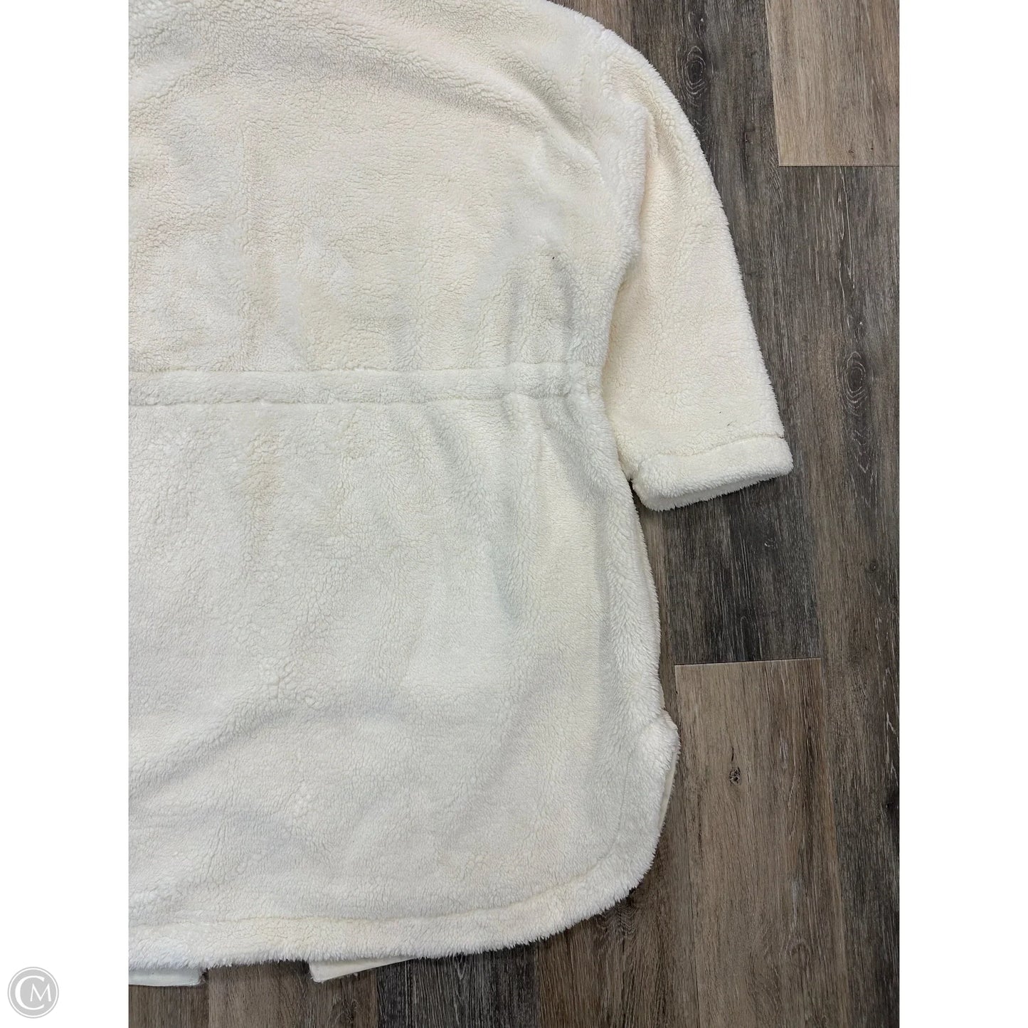 Jacket Faux Fur & Sherpa By Livi Active In Cream, Size: 3x