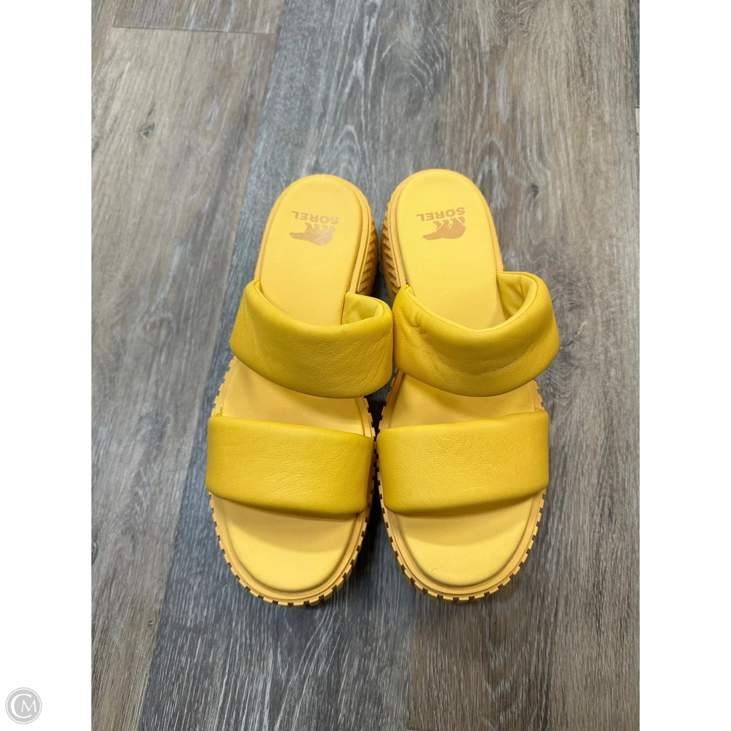 Sandals Flats By Sorel In Yellow, Size: 8