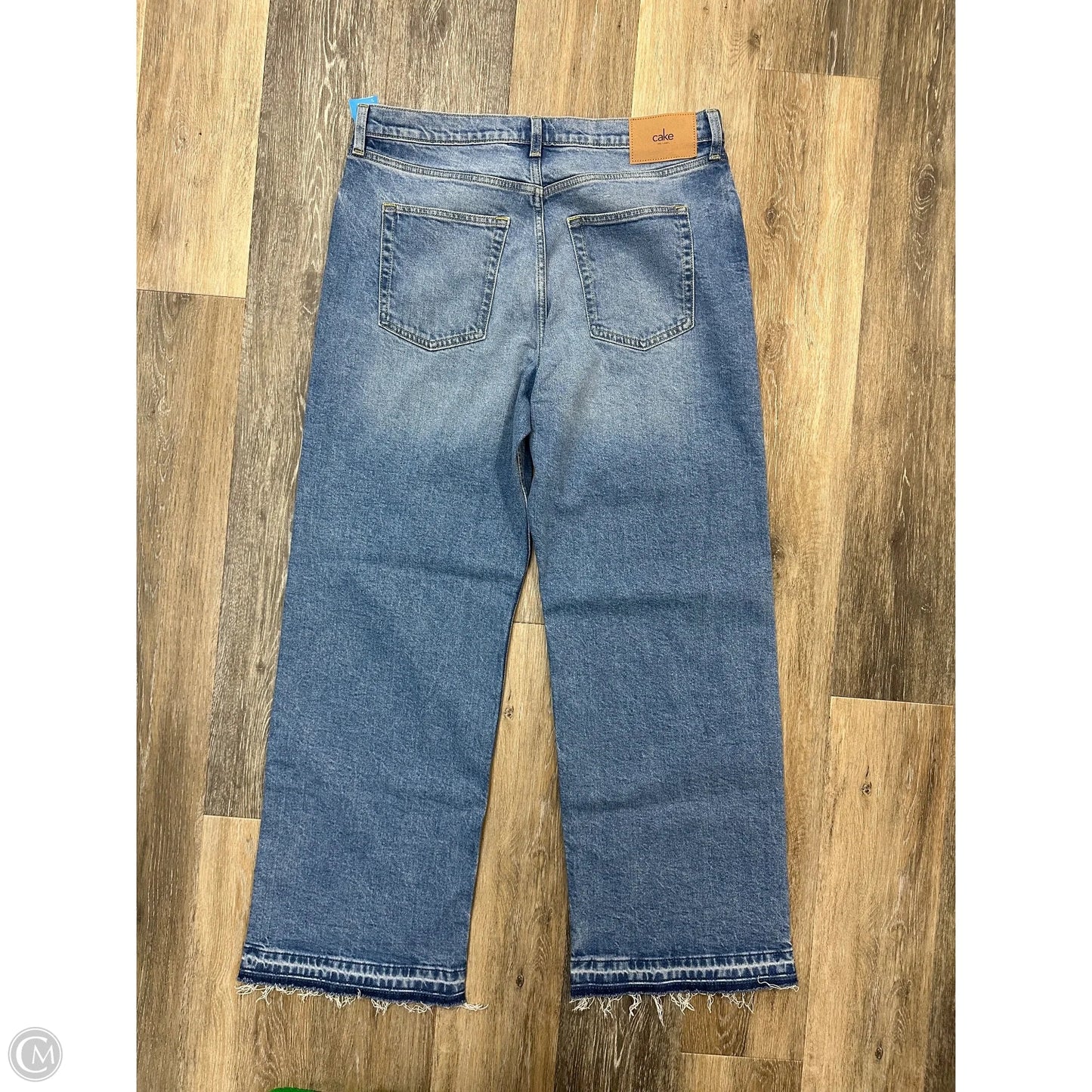 Jeans Straight By Cake The Label In Blue Denim, Size: 14