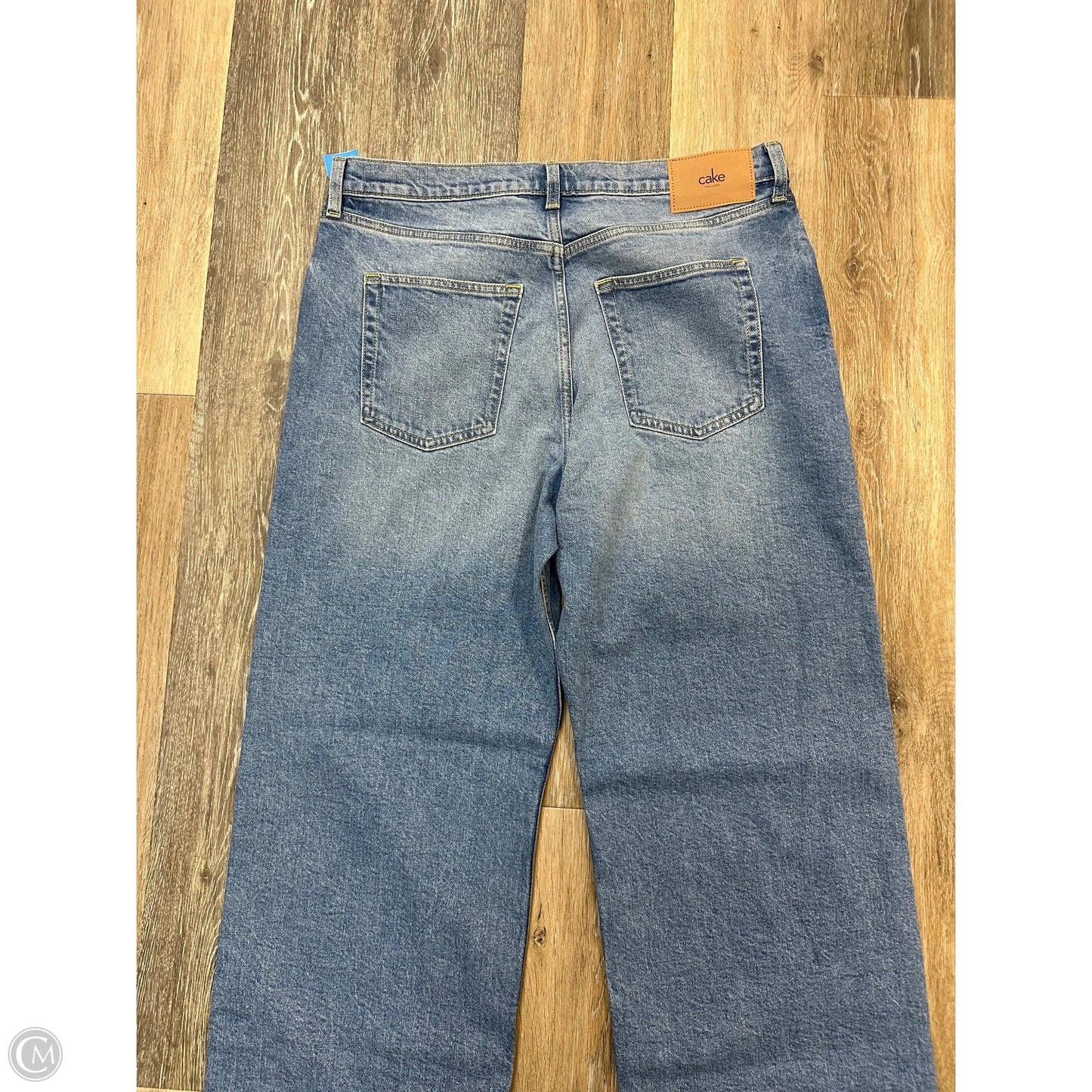 Jeans Straight By Cake The Label In Blue Denim, Size: 14