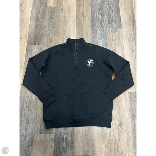 -Athletic Sweatshirt Collar By Blue 84 In Black, Size: L