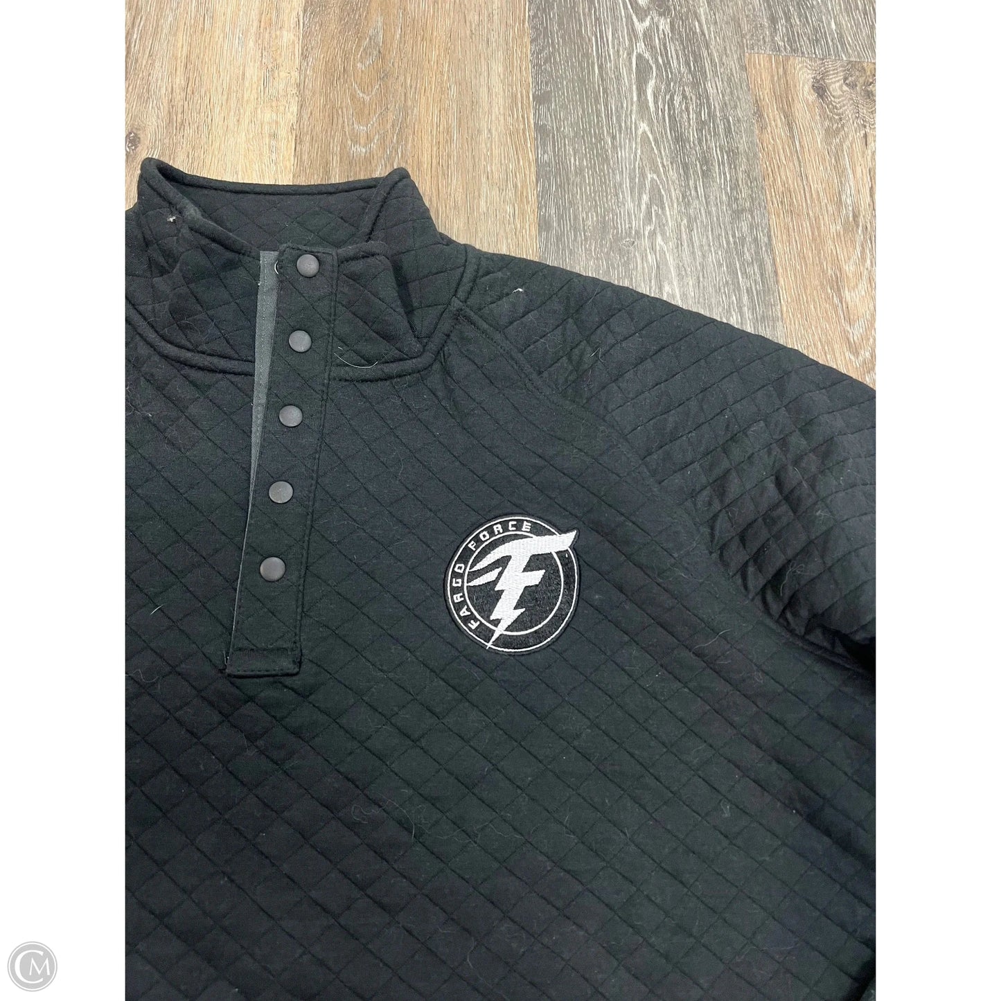 -Athletic Sweatshirt Collar By Blue 84 In Black, Size: L