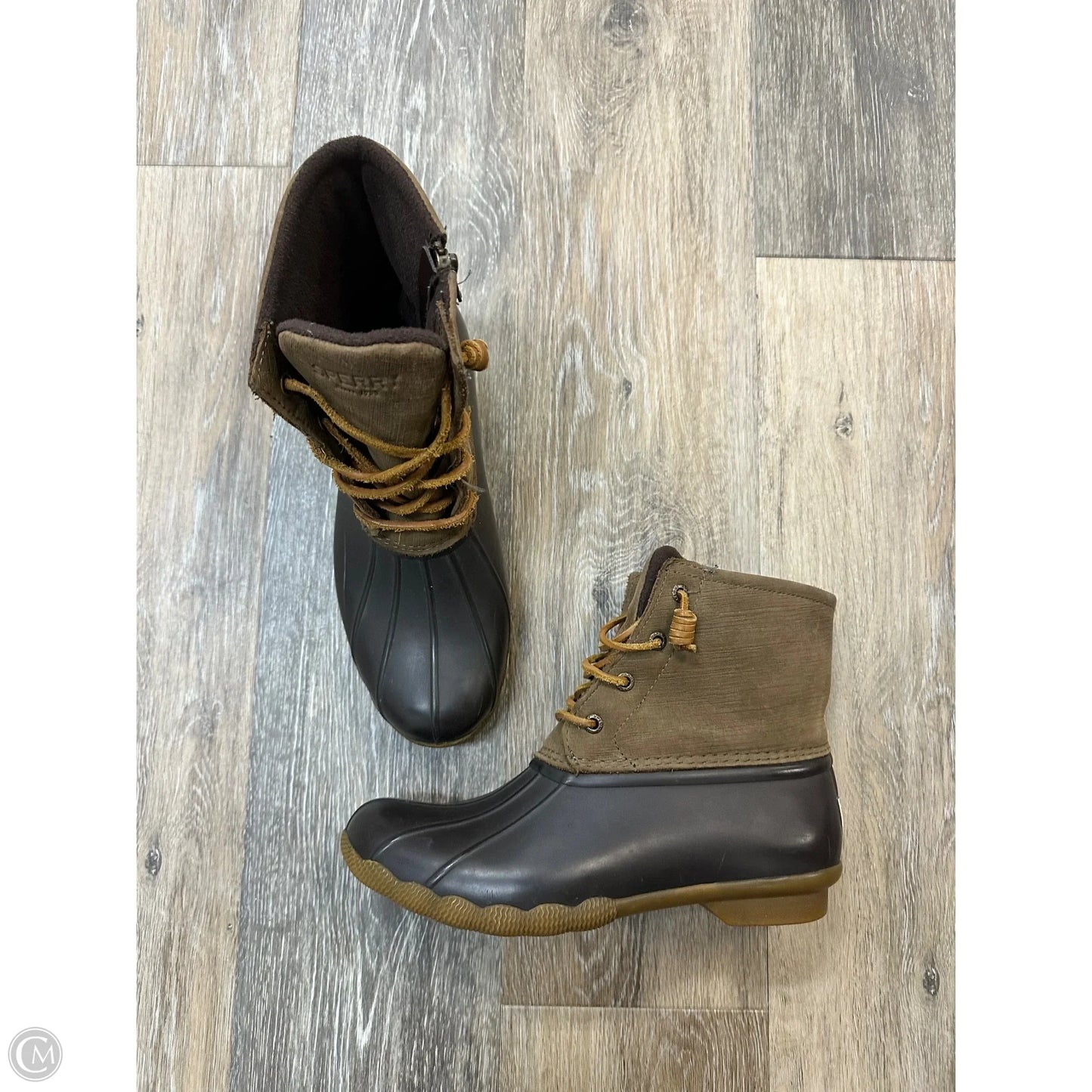 Boots Rain By Sperry In Brown, Size: 8