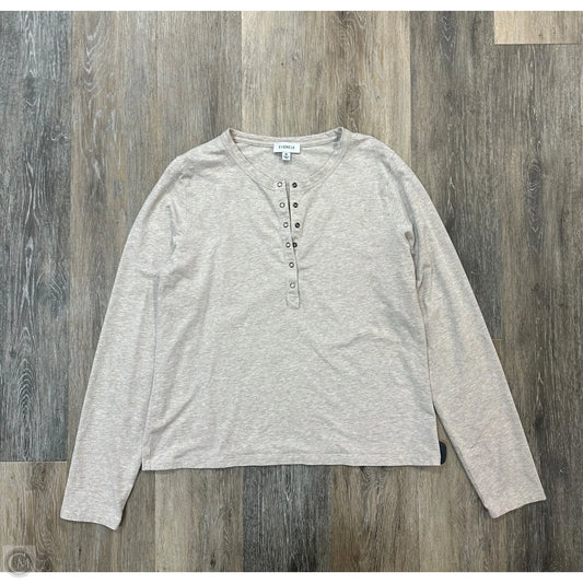 Top Long Sleeve By Evereve In Cream, Size: Xl