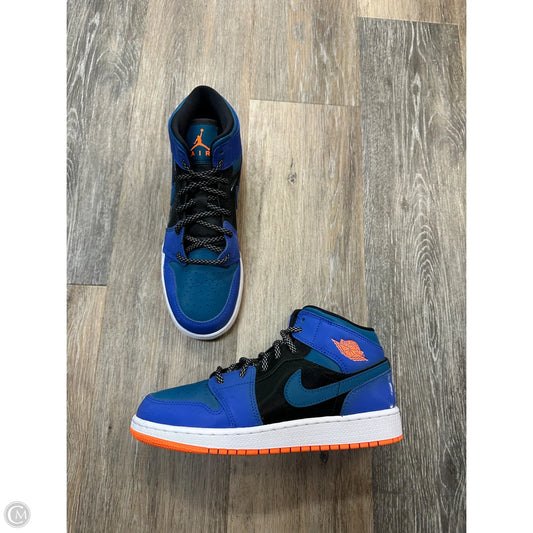 Shoes Luxury Designer By Jordan In Blue, Size: 7.5