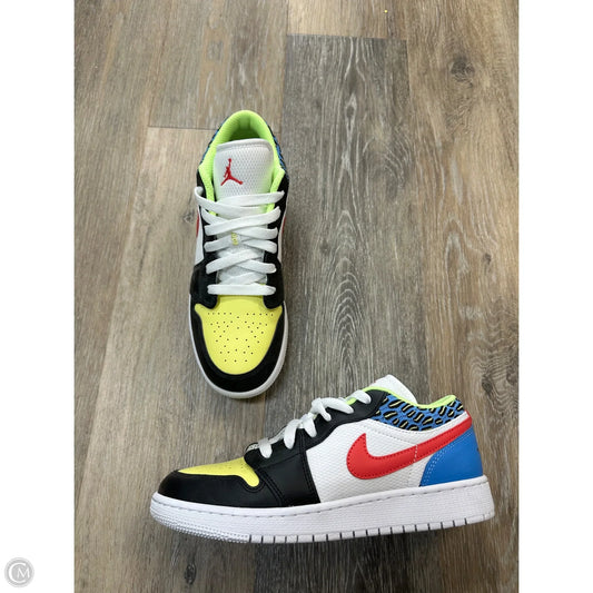 Shoes Luxury Designer By Jordan In Multi-colored, Size: 7