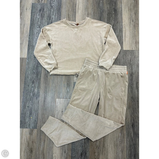 Pants Set 2pc By Denver Hayes In Tan, Size: S