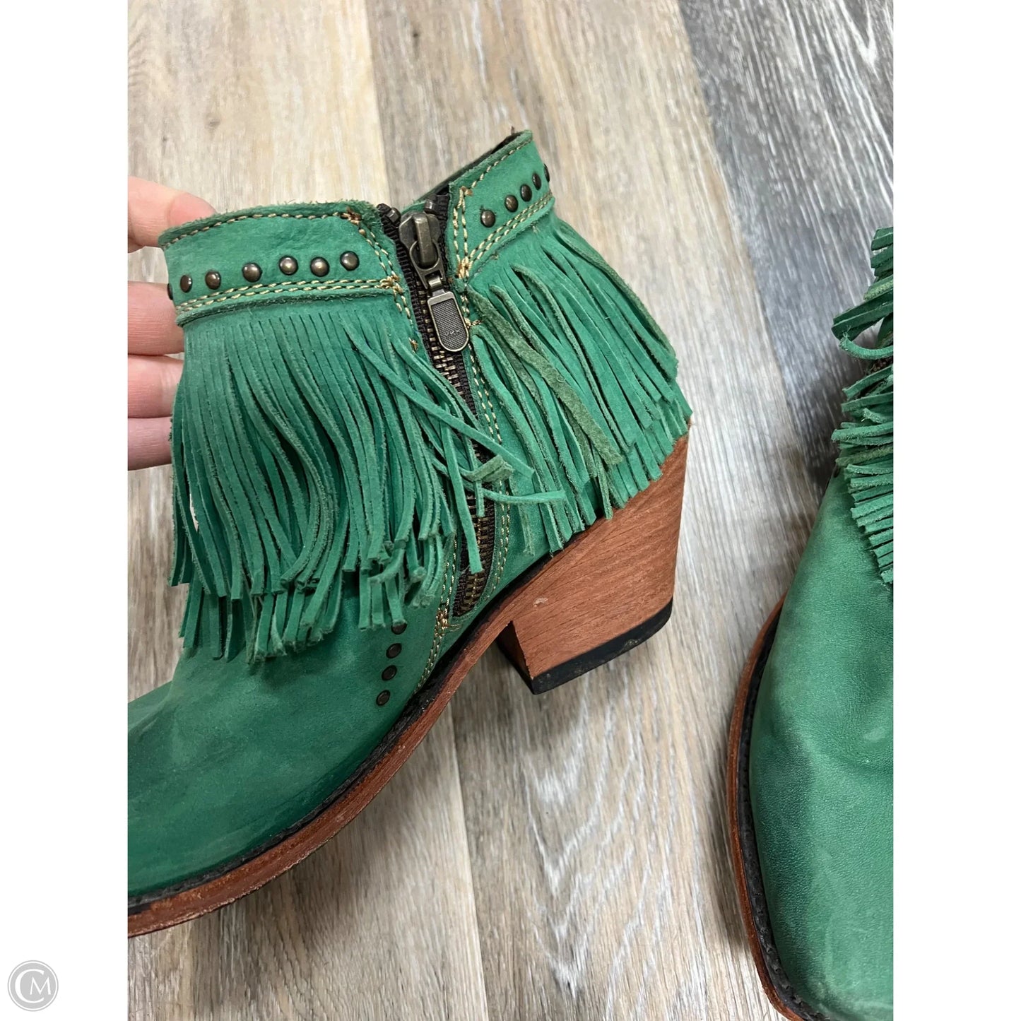 Boots Western By Liberty Black In Green, Size: 8.5