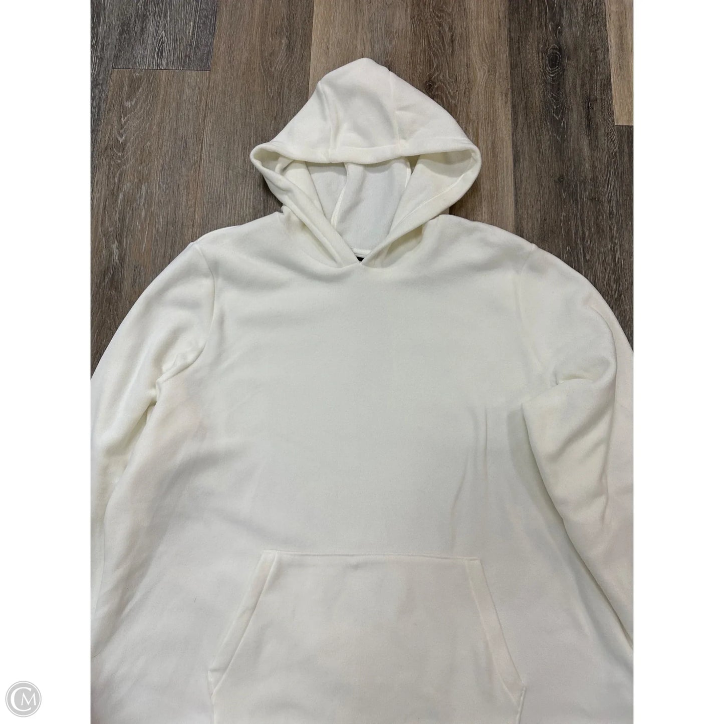 Sweater By Lands End In White, Size: 2x