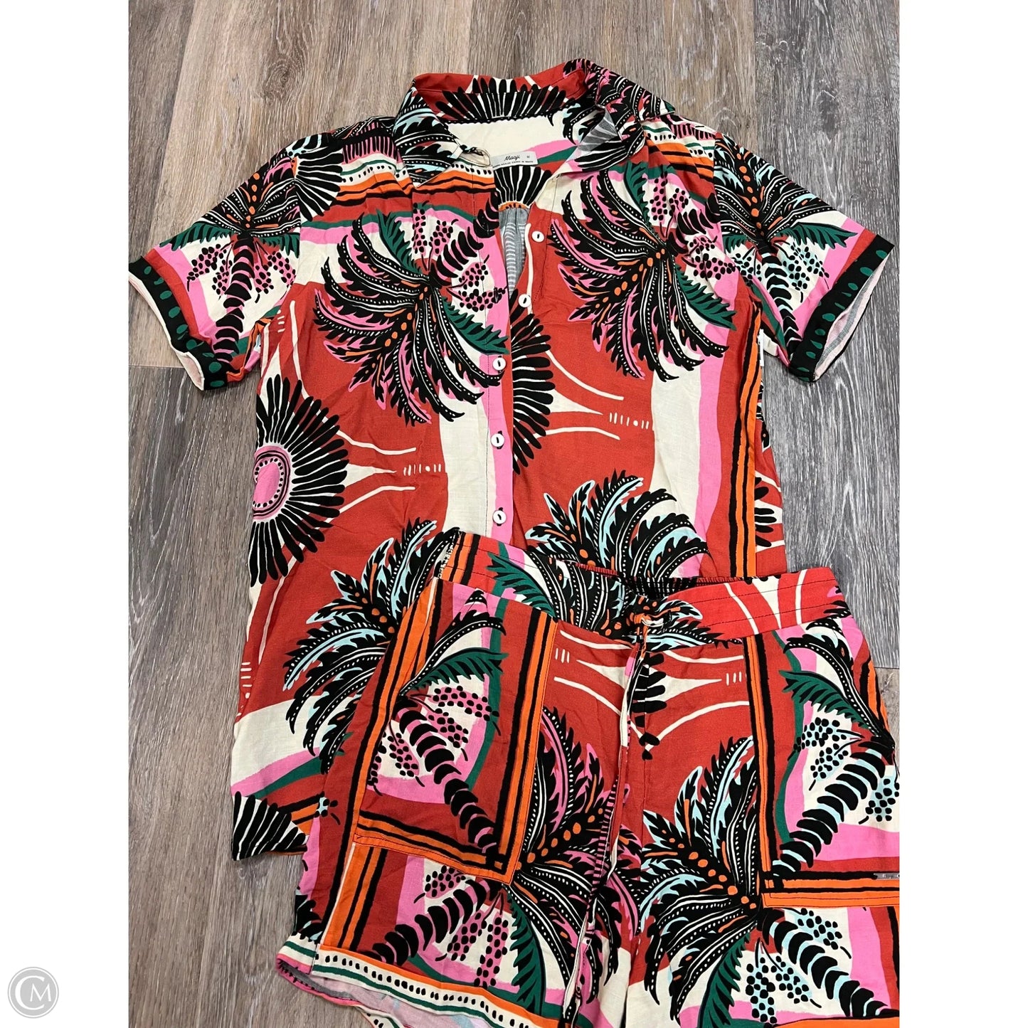 Shorts Set By Maaji In Floral Print, Size: M