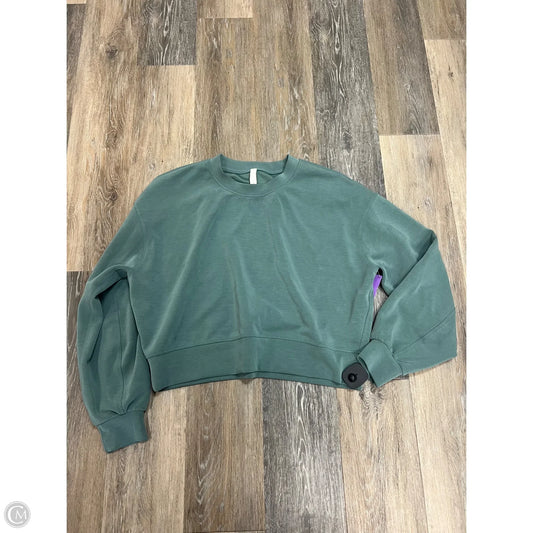 Athletic Sweatshirt Crewneck By Lululemon In Green, Size: 6