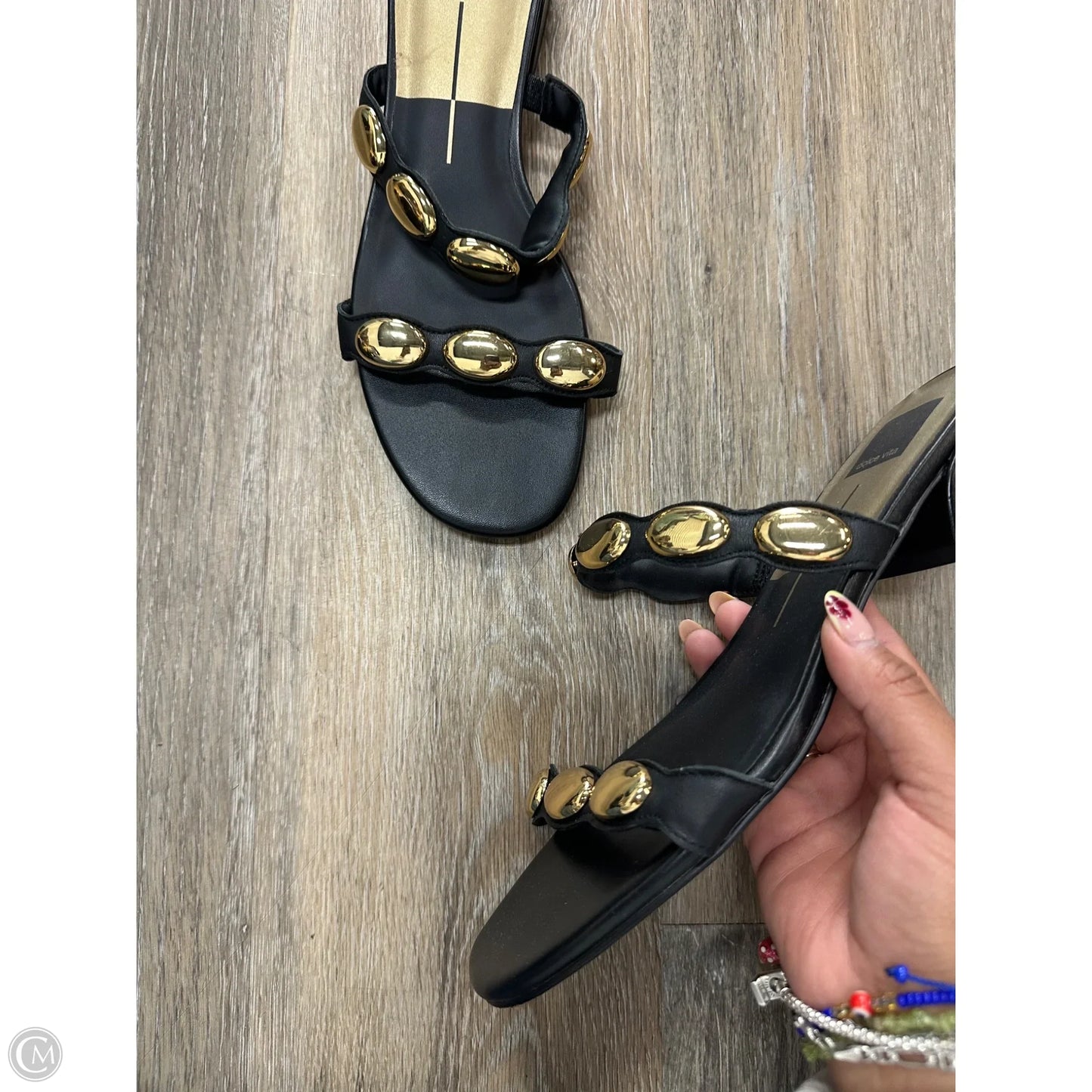 Sandals Flats By Dolce Vita In Black, Size: 9.5