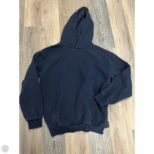 Sweatshirt Hoodie By Comfrt In Blue, Size: M