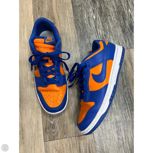 Shoes Sneakers By Nike In Blue & Orange, Size: 8.5