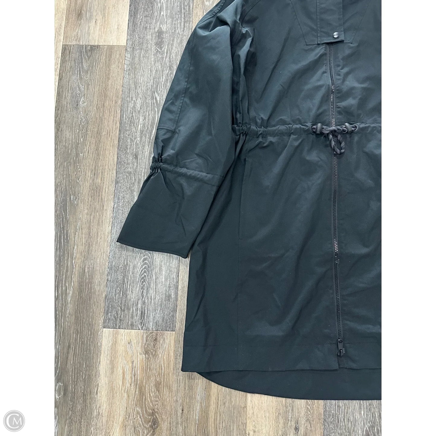 Coat Raincoat By Lole In Black, Size: L