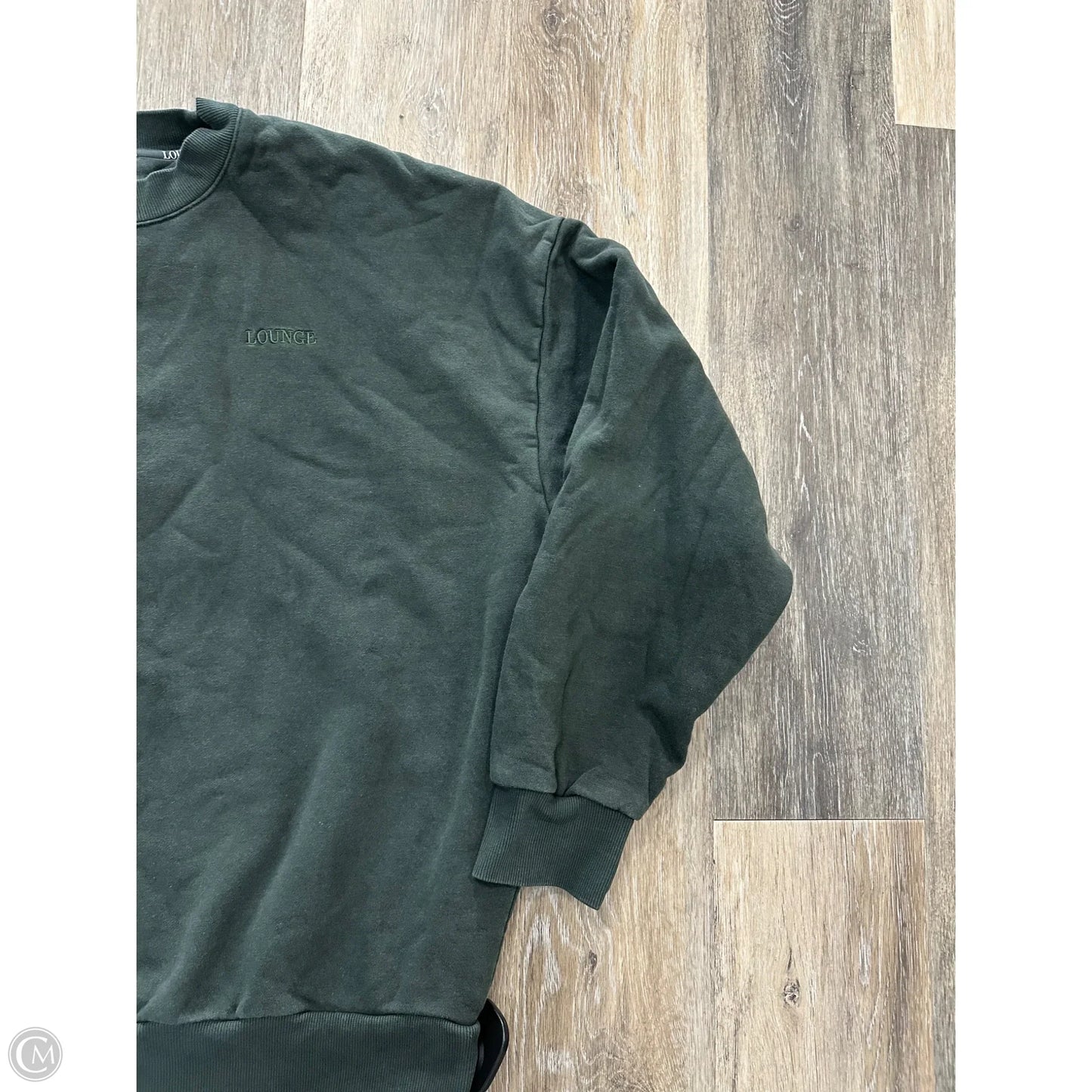 Sweatshirt Crewneck By Lounge In Green, Size: L